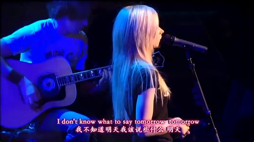 【中英字幕】Avril Lavigne - Tomorrow（Bonez Tour 2005 Live at Budokan）