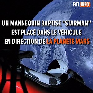 Le fondateur de SpaceX Elon Musk envoie une voiture dans l'espace: les premières images sont spectaculaires | RTL info.
