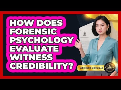 How Does Forensic Psychology Evaluate Witness Credibility? - Courtroom Chronicles