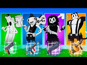The *RANDOM* CARTOON Challenge in Fortnite!