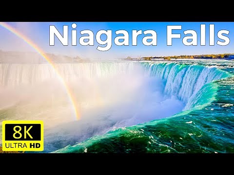Niagara Falls 8K | Beautiful Niagara Falls | 8K Ultra HD (60fps)
