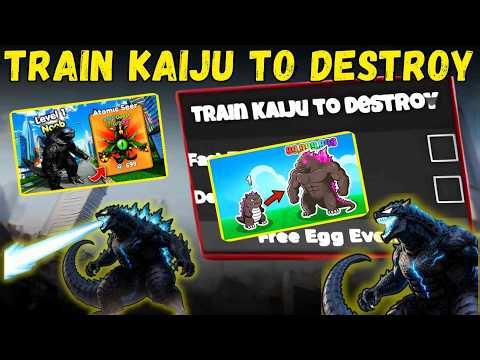 [🧬OP] Train Kaiju to Destroy Script - INF DAMAGE, INF EGGS