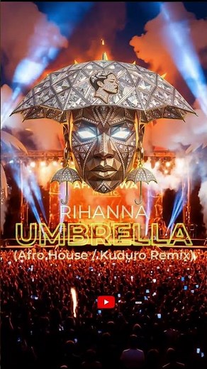 Rihanna - Umbrella (Afro House / Kuduro Remix) [4K | 122 BPM] #shorts