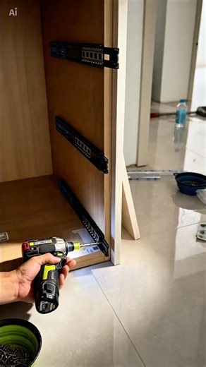 Drawer Slide Rail Installation | Smooth, Straight & Precise Setup