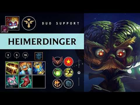 Heimerdinger Support vs Rell - VN Grandmaster Patch 26.06
