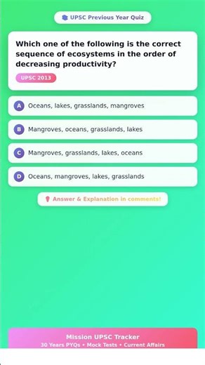 this environment & ecology question tripped everyone #Shorts