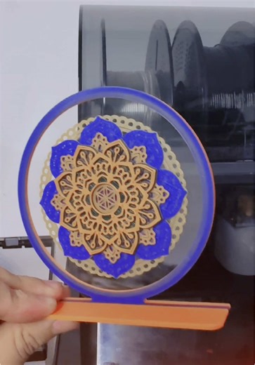 3-D printing on transparent acrylic wonderful effect different image into 3-D models##3dprintinglifestyle