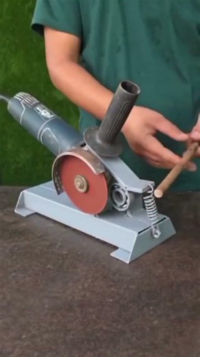 Useful Angle Grinder Stand for Precise Metal Cutting