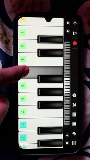 tum hi ho song easy Easy piano tutorial by Fx music 2.1 # viral short