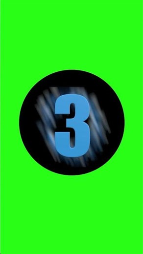 Green screen free 5 seconds timer countdown #greenscreen #countdown #chromakey #timer