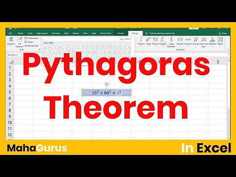 How to Apply Pythagoras Theorem in Excel- Pythagoras Theorem in Excel Tutorial