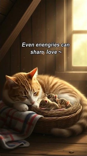 When a Cat Adopts a Baby Mouse 🐭 | The Cutest and Most Unexpected Love Story Ever ❤️