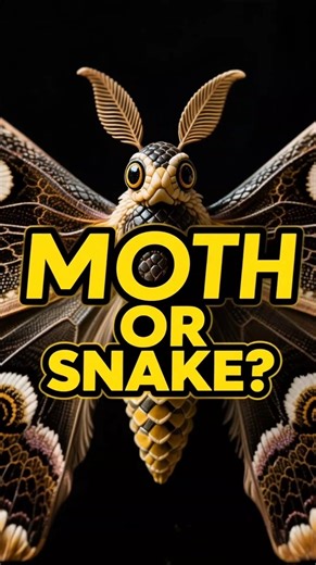 This Moth Looks Like a Snake! 🐍🦋 #Shorts #ShortsFeed