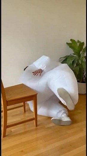 When Your Suit Inflates TOO MUCH… Coffee Table vs. Man 🤣🪑