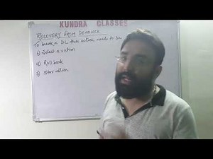 Deadlock Detection and Deadlock Recovery