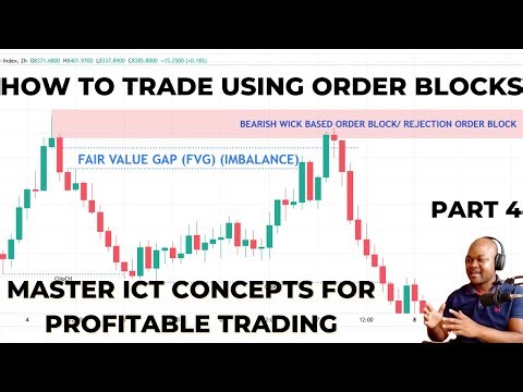 "How to Trade Using Order Blocks: Master ICT Concepts for Profitable Trading!"PART 4