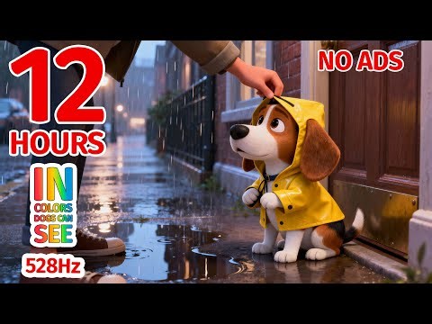 💤🎵 🌧 Benny the Beagle 🐾 | The Rainy City Adventure 🌦️ | Cozy Relax Music & Calm Rain Sounds🐶