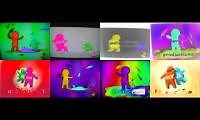 Mix of 8 videos from youtube : Noggin and Nick Jr. logo collection effects