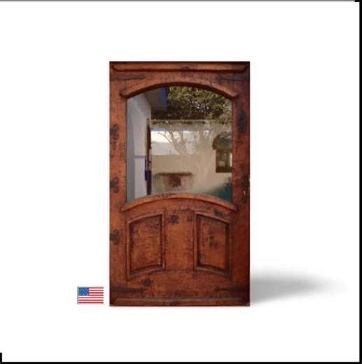 Rustic Double Front Doors, Antique Wood Entry Doors, Handcrafted Colonial Style Doors, Solid Wood Exterior Doors, Custom Made - Etsy