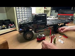 Accessorized Traxxas TRX6 Ultimate RC Hauler with Sound