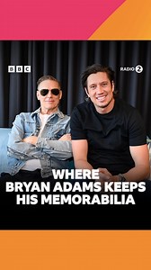 44K views · 2.1K reactions | Where does Bryan Adams keep his memorabilia? 類 Listen to Bryan’s Tracks Of My Years with Vernon Kay on BBC Sounds ahead of Bryan’s headline set at #R2InThePark this September 李 | BBC Radio 2 | Facebook