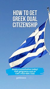 869 reactions · 119 shares | Do you need help getting your Greek citizenship? Call us today!  Our team is standing by to help you get your citizenship ASAP! We serve Greeks worldwide. ☎️ +1-833-694-7332  www.getgreece.com/greekcitizenship Don’t have Greek ancestry? We can still help you through alternate visa programs! Call us today! #greece #greekcitizenship #greececitizenship #eupassport | GetGreece | Facebook
