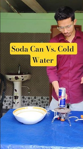 Soda Can Versus Atmospheric Pressure pressure #science #experiment