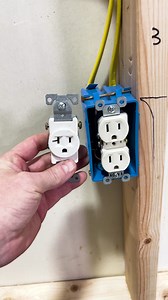 Single vs Duplex Receptacles #electricians #electrician #electriciansoftiktok #electricianoftiktok #electriciansofinstagram #electriciansofamerica #sparky #SPARKYLIFE #electricianlife | Electrician U