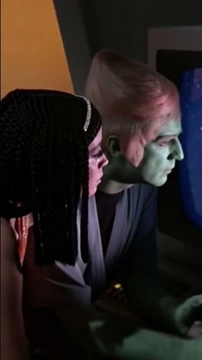 STAR ⭐ TREK ELAAN of TROYIUS. #aiartanimation #synthwave #startrek #startrekday #shorts