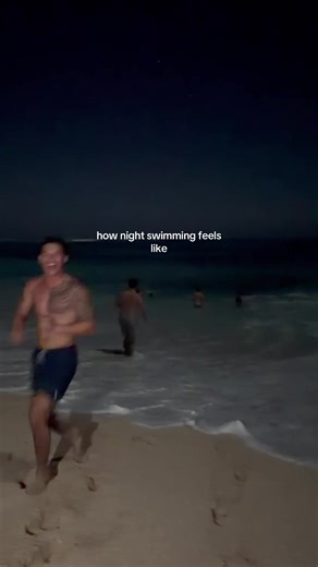 night swimming with your bestfriends >>> | Swimming
