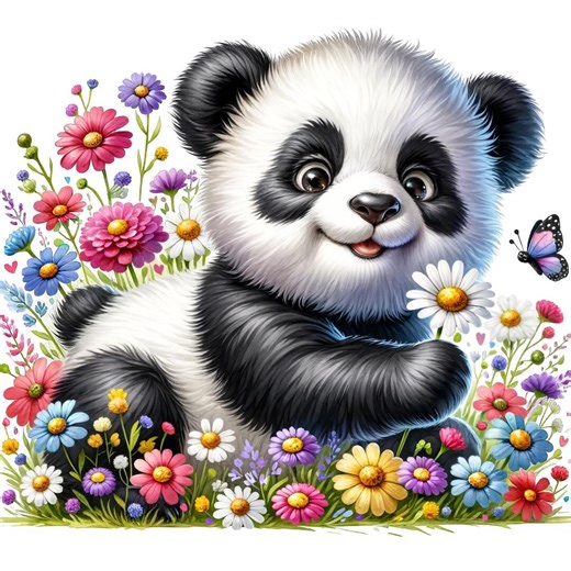 Panda Cub 8 Cross Stitch Pattern, Kids Room Decor (PDF) - Etsy
