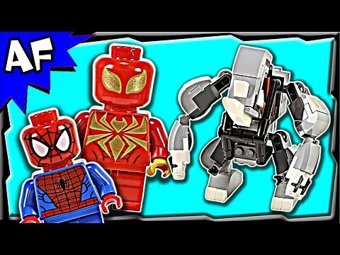 Lego Spiderman RHINO & SANDMAN Super Villain Team-up 76037 Stop Motion Build Review