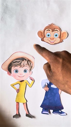 Patlu Masha Drawing Face Add 😜😜 #shortsfeed