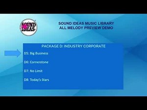 Sound Ideas Production Music Library - Medley Album Demo (Part 3: D&E)
