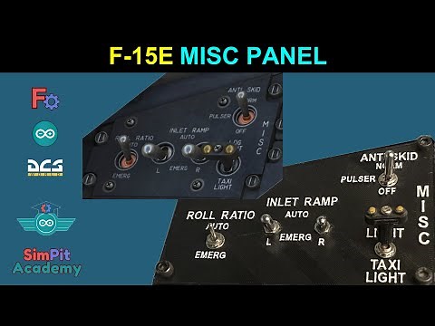 Episode 4 How to build DCS F-15E Miscellaneous Control Panel #dcs #arduino #flightsimulator