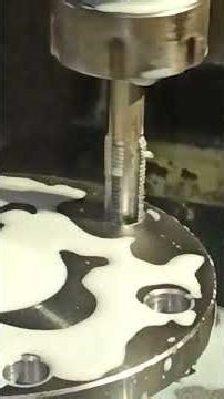 vmc machine drilling Taping! PCD drilling Taping on VMC machine