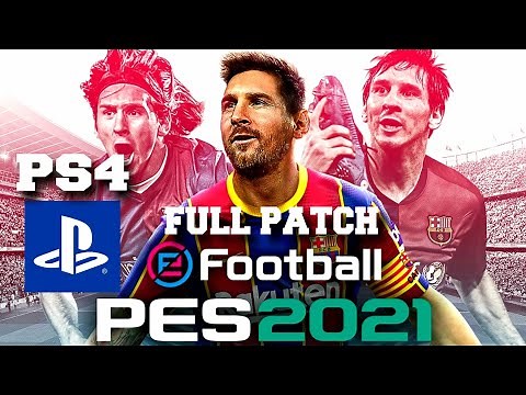 How to download & Install eFootball PES 21 PS4 Patch Option File( New Kits, Emblems and Competition)
