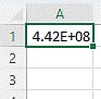 How to stop rounding large numbers in Excel