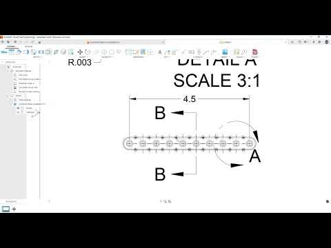 Detail and Section Views in Fusion Drawings
