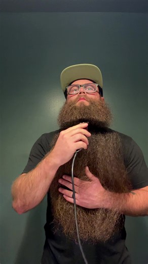 For those who wanted the condensed version of me cutting one of the greatest beards on the internet. Not chasing trends. Not fitting your little box. Just proving the beard doesn’t make the man—the man makes the beard. #beard #beardtok #beardcut #beardtransformation