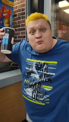 Enjoying Burger King Soda Selection