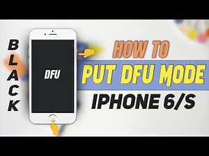 How to enter DFU mode on iPhone 6S | DFU Mode Restore | Reset | Flash | FIRMWARE