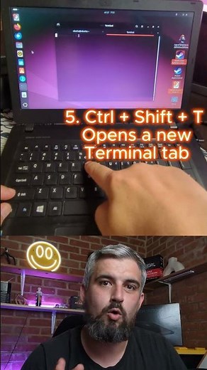 8 Basic Shortcuts Ubuntu #pc #keyboardshortcut #shots #tech #tips