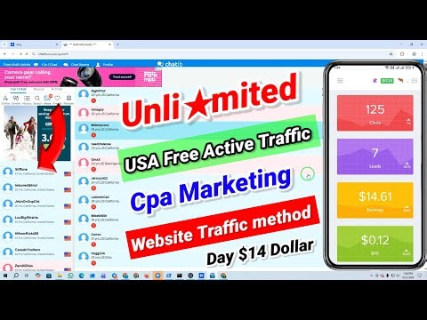 Website Traffic Source | Cpa Marketing Day $14.61 Dollar | Free Traffic Source | adbluemedia
