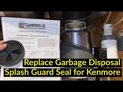 Replace Garbage Disposal Splash Guard Seal for Kenmore @Nice2Know