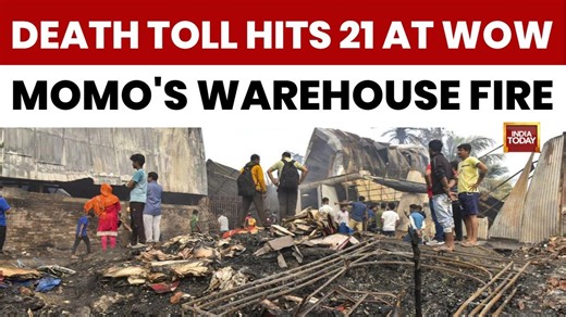 Kolkata warehouse fire: Death toll rises to 21 as search for missing continues
