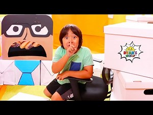 Can Ryan Escape the Giant Box Fort Obby Challenge! - Videos For Kids