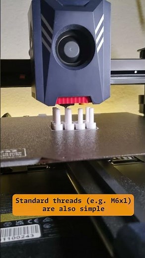 3D-printed screws - yes or no? I tried standard M6 and really liked them. Would you? #3dprinting