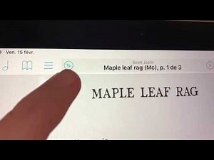 Une autre astuce de tourne pour vos partitions numériques