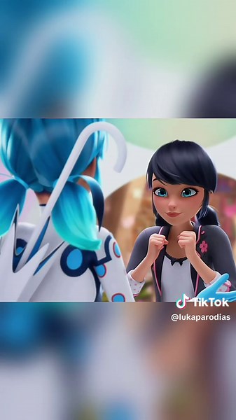 Marinette del futuro conoce a Marinette del presente parodia 😂😂😂 #fyp #humor #marinette #ladybug #miraculous